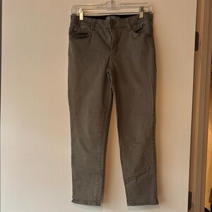 Olive Green Casual Pants